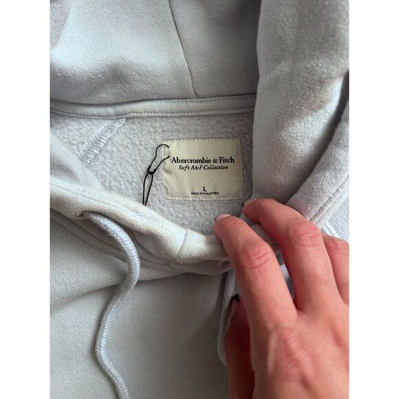 Abercrombie & Fitch Soft A&F Collection Cropped Sweater Sweatshirt Hoodie - Picture 5 of 5